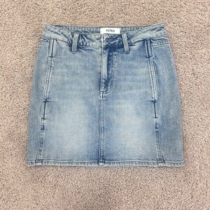 Pistola Pencil Denim Mini Skirt